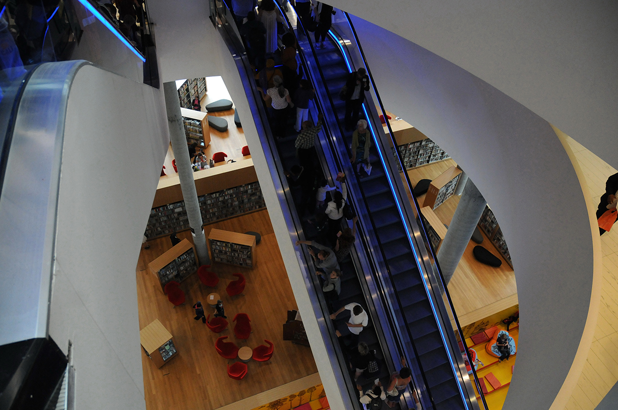 Escalator Library of Birmingham