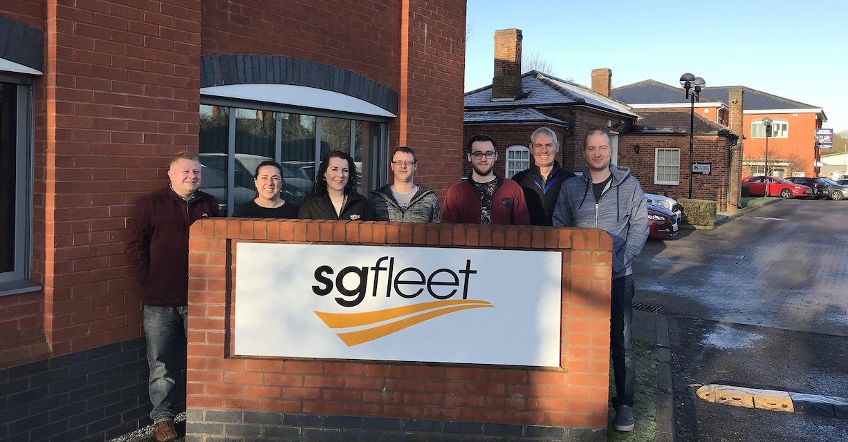 Our project management team outside SG Fleet's offices