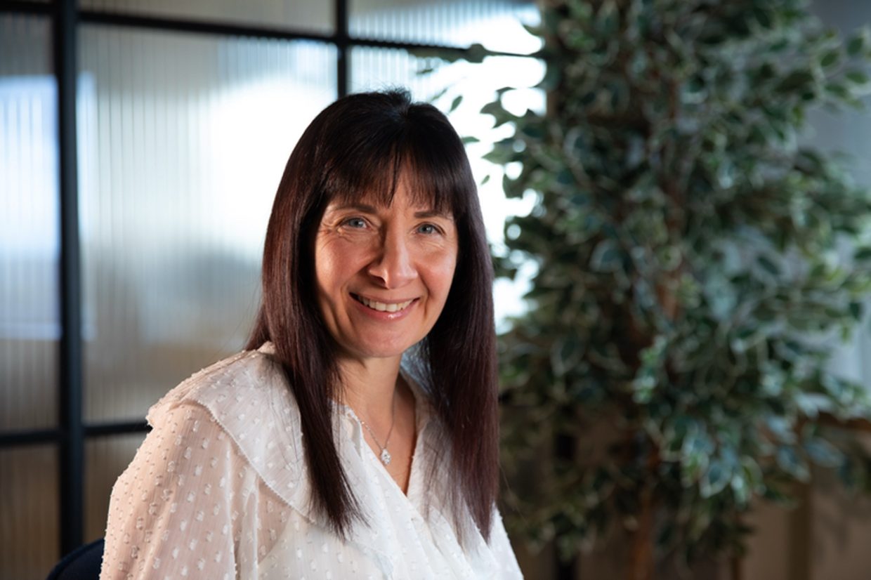 Eman Al-Hillawi looks into the camera.